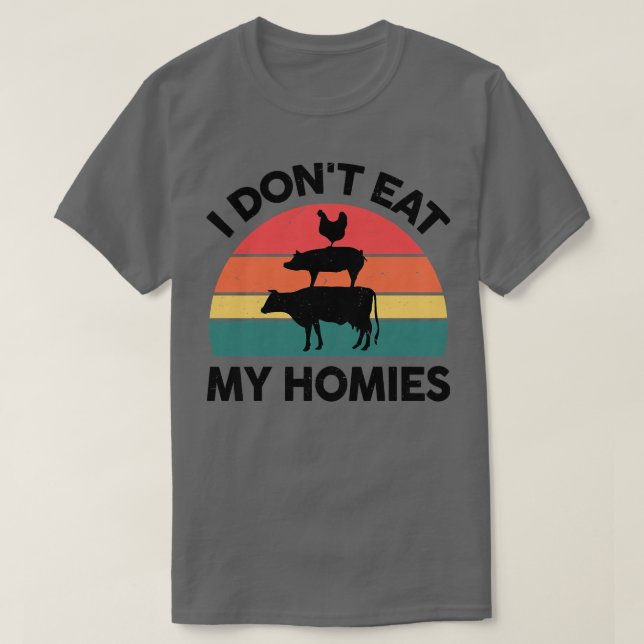Camiseta Mulheres Vegan Eu não como meu legado vegetal (Frente do Design)