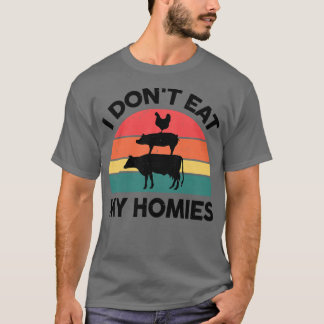 Camiseta Mulheres Vegan Eu não como meu legado vegetal