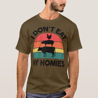 Camiseta Mulheres Vegan-Shirt Não Como Veganismo