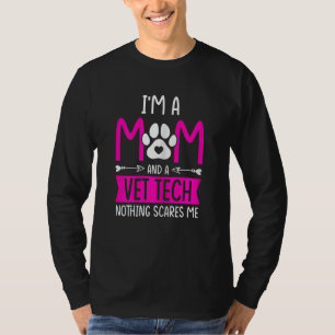Camiseta Mulheres Vet Tech Mãe Veterinária Vet Tech