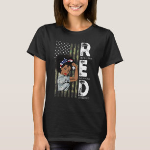 Camiseta Mulheres Veteranas Afro-Americanas Apoiam Todos Os