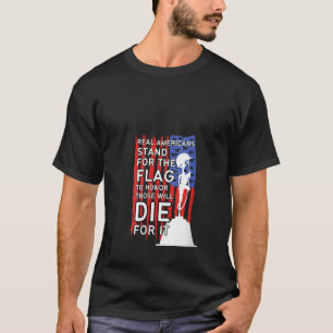 Camiseta Mulheres Veteranos Dia dos EUA Bandeira Exército P