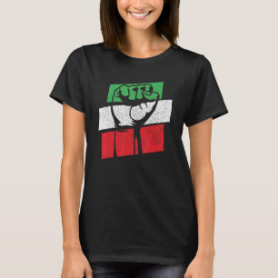 Camiseta Mulheres Vida Liberdade Suporte Irã direitos das m