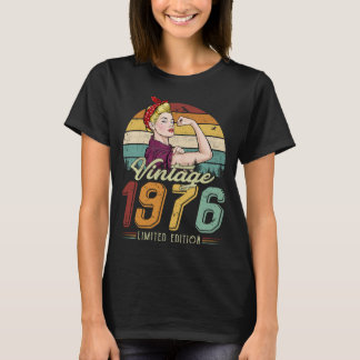 CAMISETA MULHERES VINTAGE 1976 EDIÇÃO LIMITADA