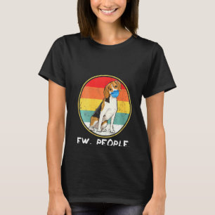 Camiseta Mulheres Vintage Ew Pessoas Beagle Cachorro Vestin