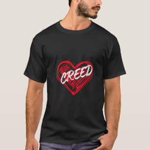 Camiseta Mulheres Vintage I Heart CREED I Love CREED First
