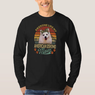 Camiseta Mulheres Vintage Incrível Como Minha Mãe De Esquim