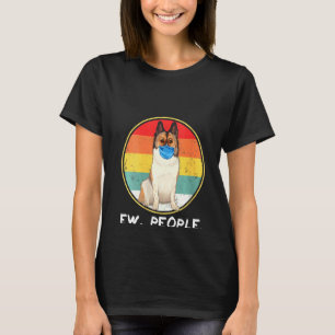 Camiseta Mulheres Vintage Ow Pessoas Cão Islandês Ovino Nós