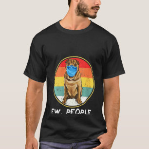 Camiseta Mulheres Vintage Ow Pessoas Chinês Shar Pei Dog Vi
