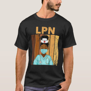 Camiseta Mulheres Vintage Preto LPN Orgulho Afro-Negro