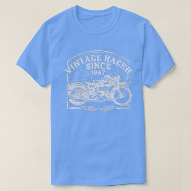 Camiseta Mulheres Vintage Racer Desde 1967 (Frente do Design)