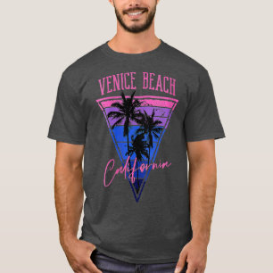 Camiseta Mulheres Vintage Venice Beach California Distúrbio