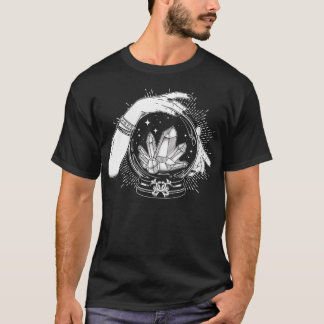 Camiseta Mulheres Vintage Witchy Crystals Mystic Crystal Ba