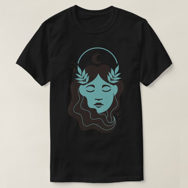 Camiseta Mulheres Virgo Astrologia Horoscópio Mulheres Adol (Frente do Design)
