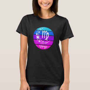 Camiseta Mulheres Virgo Zodiac Sinal Para Mulheres Que Ador