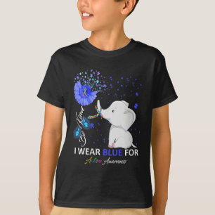 Camiseta Mulheres Visto Consciência do Autismo Azul - Aut d