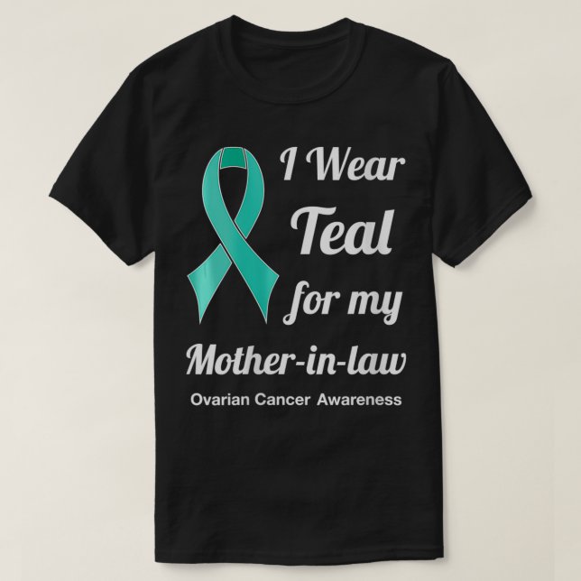 Camiseta Mulheres Visto Teal para minha mãe em Direito VNec (Frente do Design)