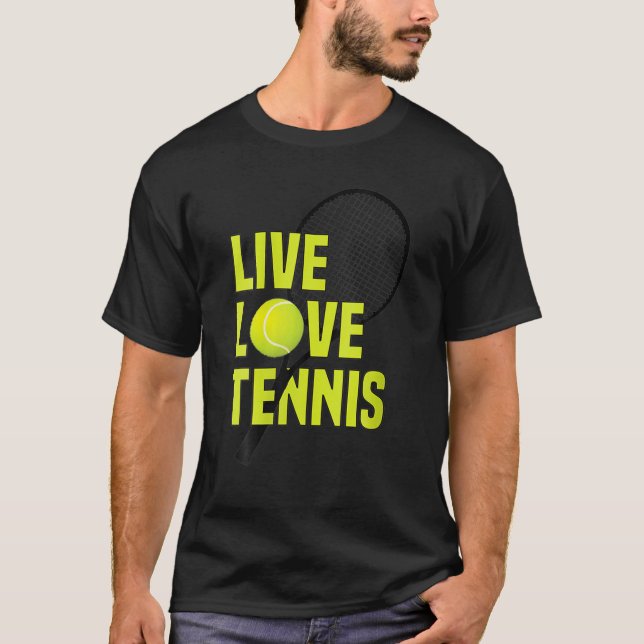 Camiseta Mulheres Vivem Tênis Engraçado Tênis (Frente)