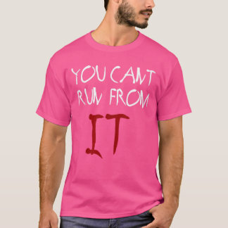Camiseta Mulheres Você não pode fugir dela Horror VNeck ami