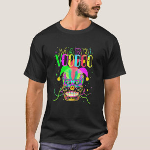 Camiseta Mulheres Voodoo Para Mulheres Mardi Gras Costumes