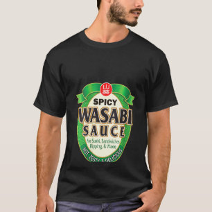 Camiseta Mulheres Wasabi Sauce Hot Spicy Asiático Japão Sus