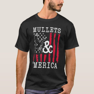 Camiseta Mullet Shirt USA Eagle Mullet Merica Vintage Ameri
