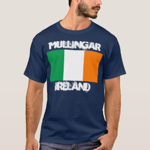 Camiseta Mullingar, Irlanda com bandeira irlandesa