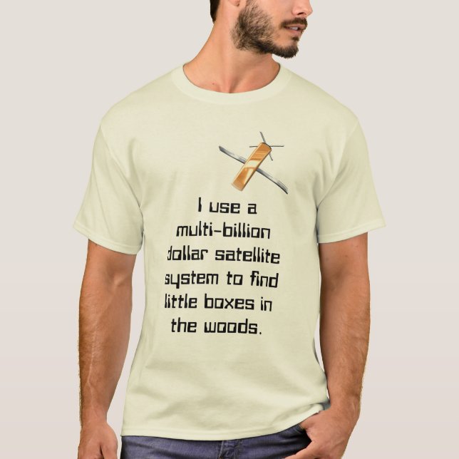 Camiseta Multi-bilhão satélite do dólar (Frente)