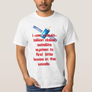Camiseta Multi-bilhão sistema satélite