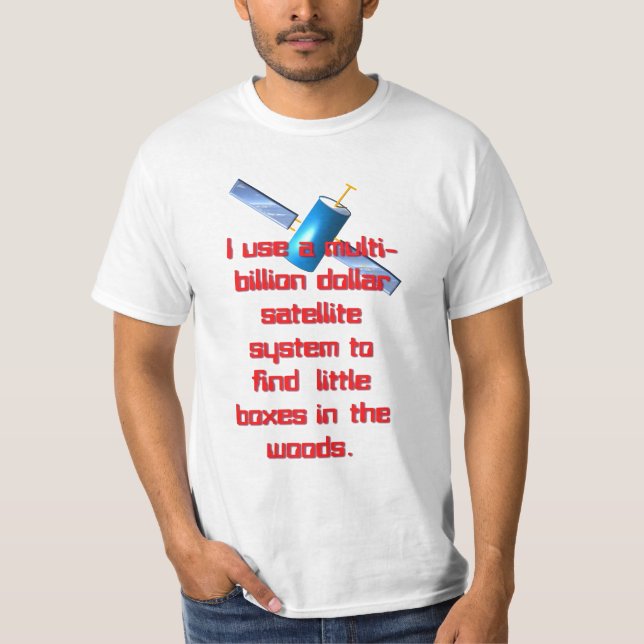 Camiseta Multi-bilhão sistema satélite (Frente)