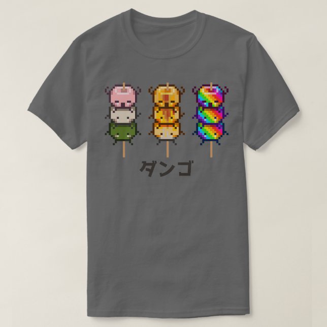 Camiseta Multi Pixel Dango (Frente do Design)