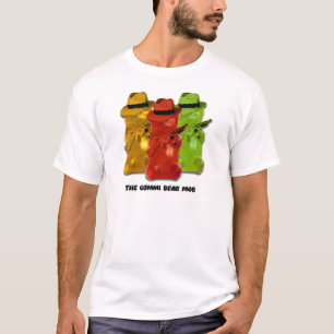 Camiseta Multidão do urso de Gummi