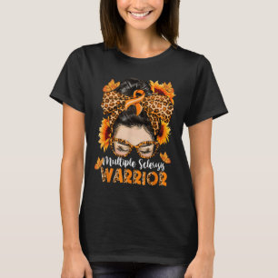 Camiseta Múltipla Esclerose Guerreira Sensibilização Orange