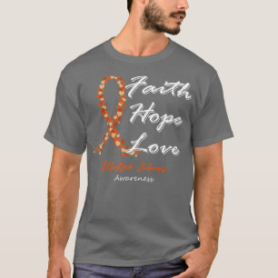Camiseta Múltipla Esclerose Sensibilização Fé Esperança Amo