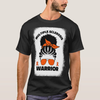 Camiseta Multiple Sclerosis Warrior For Afro Black Women Ms