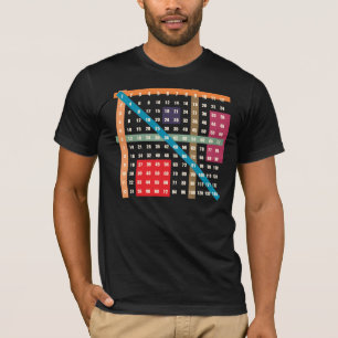 Camiseta Multiplicação/mesa das épocas