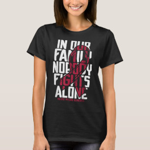 Camiseta Múltiplo Mieloma Suporte Família Múltiplo Mieloma