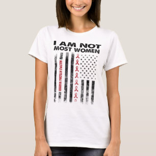 Camiseta múltiplos mieloma guerreiro não sou a maioria da