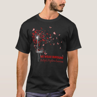 Camiseta Múltiplos Myelomas Sensibilização Fé Esperança Ama