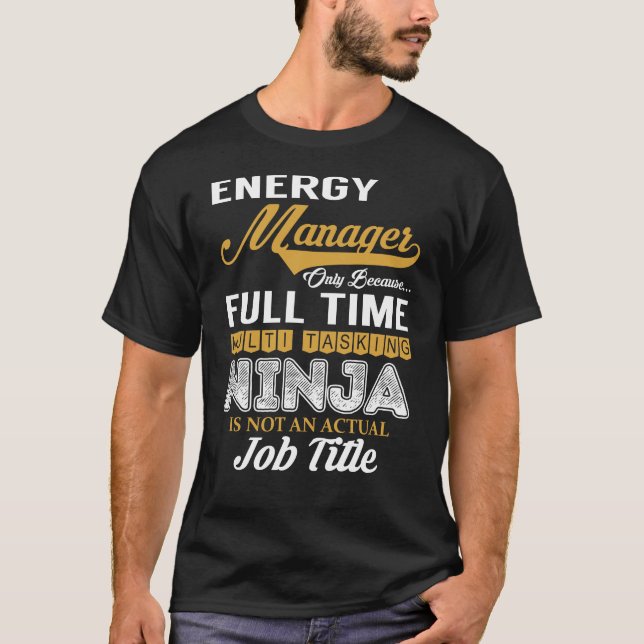 Camiseta Multitarefa do Energy Manager (Frente)
