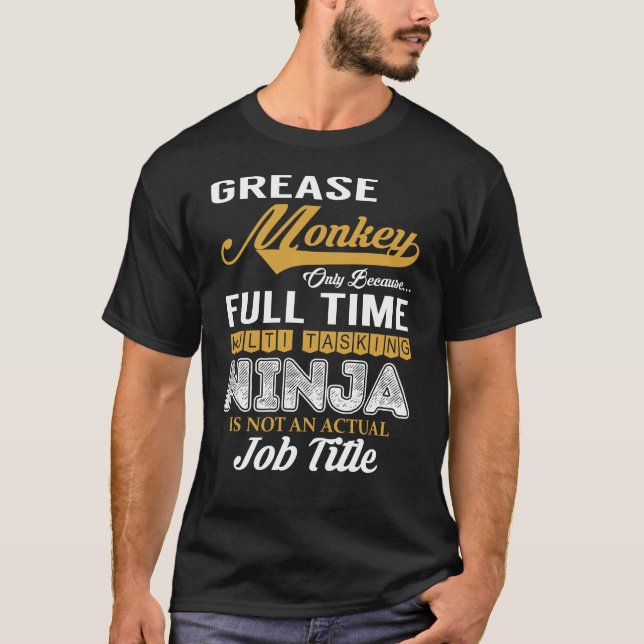 Camiseta Multitarefa Macaco da Grease (Frente)