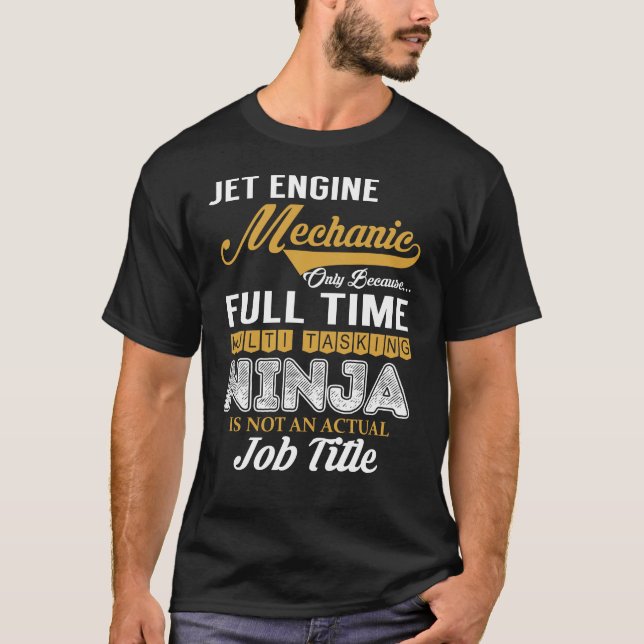 Camiseta Multitarefa Mecânica do Mecanismo Jet (Frente)