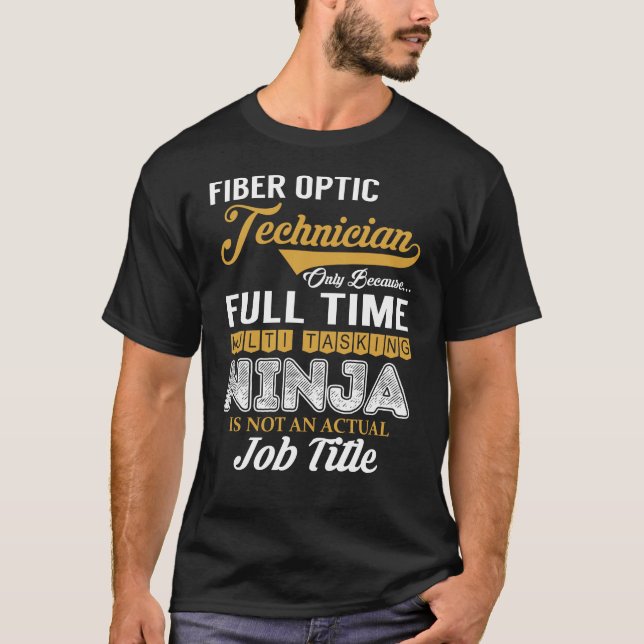 Camiseta MultiTask Técnico Fiber Óptico (Frente)