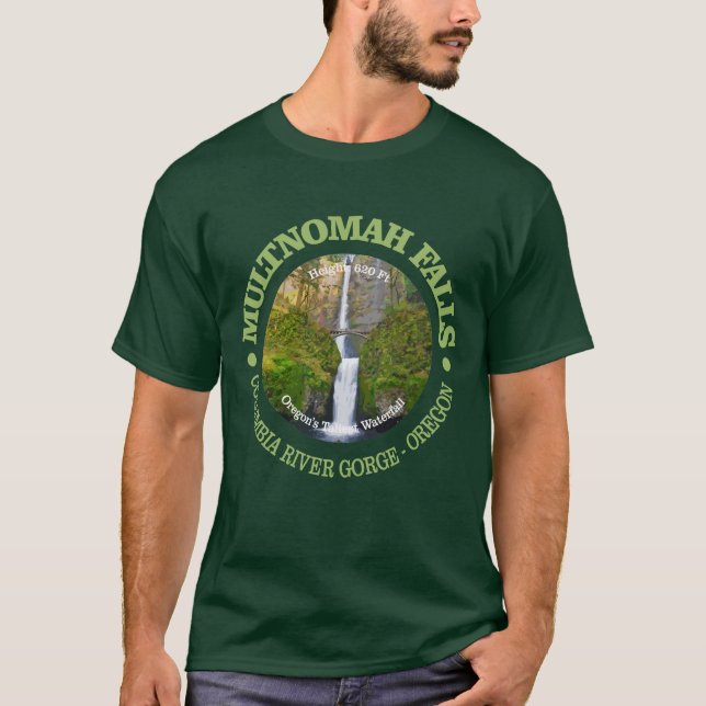Camiseta Multnomah Falls (Frente)