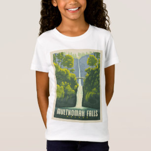 Camiseta Multnomah Falls   Oregon