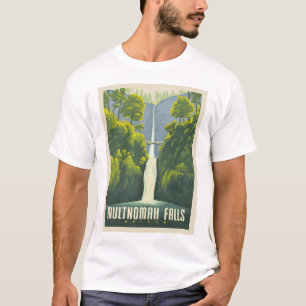 Camiseta Multnomah Falls   Oregon