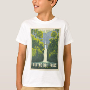 Camiseta Multnomah Falls   Oregon