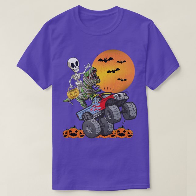 Camiseta Múmia de Pumpkin Mummy Pumpkin, Monstro das Bruxas (Frente do Design)