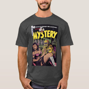 Camiseta Múmia Horror de Halloween Quadrinho Vintage Retro