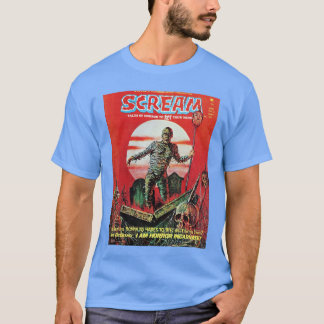 Camiseta Múmia Zumbi Halloween Horror Vintage Quadrinho R
